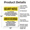 Signmission All Weapons Prohibited Bilingual OSHA Security Notice Sign, Aluminum, 10in W x 14in L, 2PK OS-2PACK-SN-A-1014-L-11507 - alternate 4